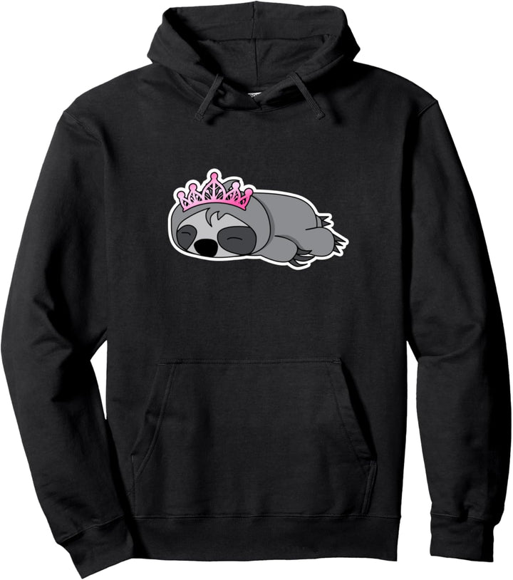 Nettes Prinzessinfaultier - schlafendes Prinzessin ermüdetes Pullover Hoodie
