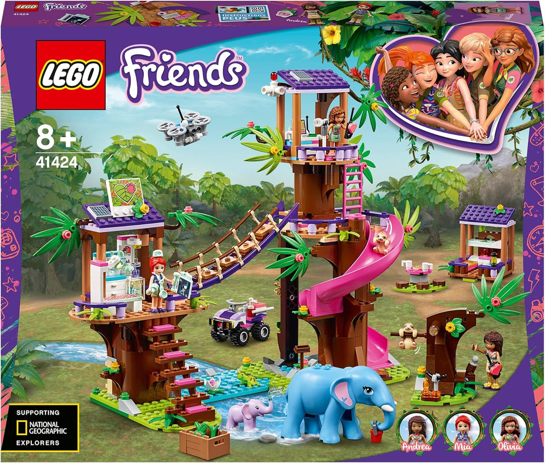 LEGO 41424 Friends Tierrettungsstation im Dschungel Einheitsgrösse, Einheitsgrösse