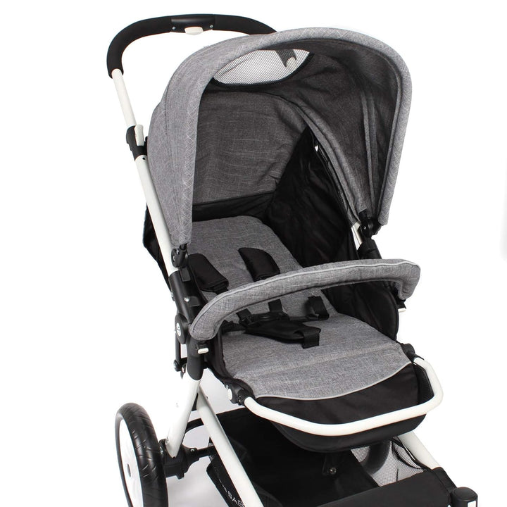 CHIC 4 BABY 157 32 Sportwagen Boomer, Buggy, Kinder-Sportwagen, Melange grau grau 1 Stück（1 er Pack）