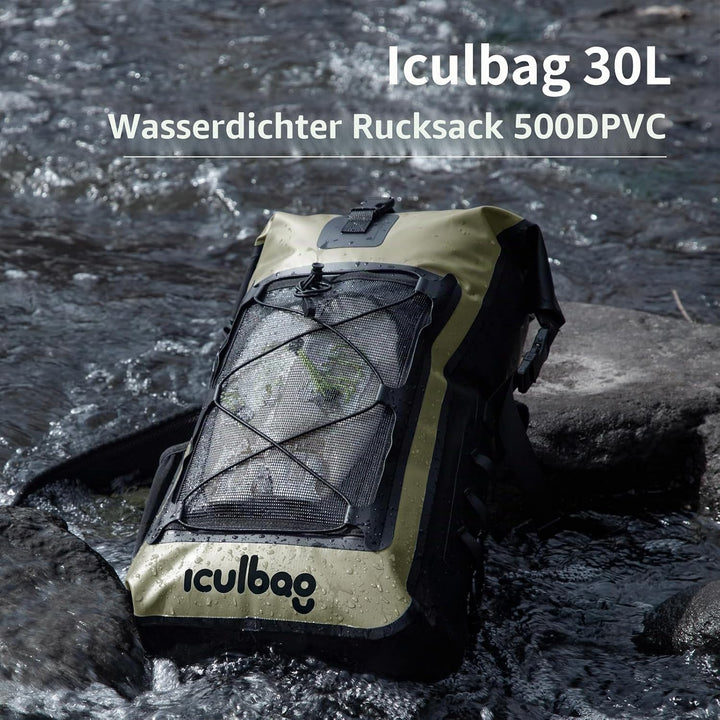 30L/40L Wasserdichter Rucksack BootszubehöR Dry Ferm Bag Wasserfester Rucksack Strandrucksack wasser