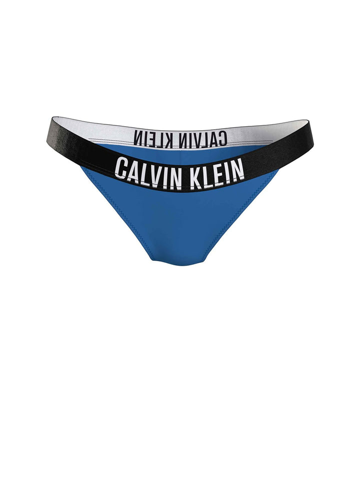 Calvin Klein Damen Brazilian Slip Baumwolle mit Stretch L Blau (Dynamic Blue), L Blau (Dynamic Blue)