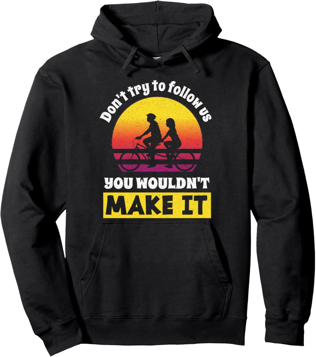 Fahrradtour Tandem Fahrrad Tandemrad Pullover Hoodie