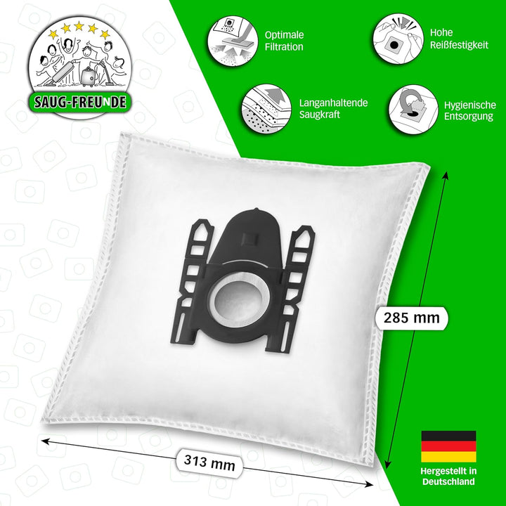 SAUG-FREUnDE | 20 Staubsaugerbeutel für BOSCH Serie 6, BGB6MPOW, BGB6PET2, BGB6SIL1, BGB6X300, BGB6X