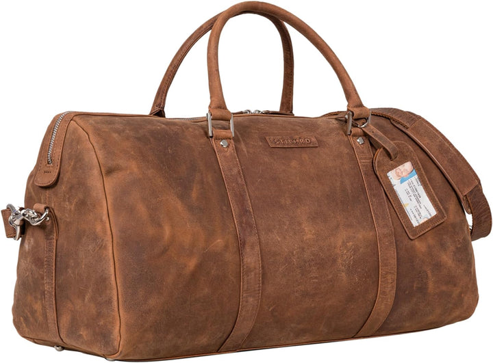 STILORD 'Herkules' Premium Reisetasche für Herren und Damen aus echtem hochwertigem Leder - EIN echt