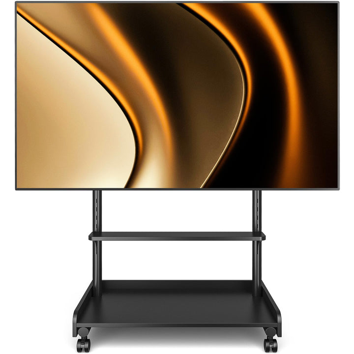 TVON TV Ständer Rollbar TV Rollwagen Für 40 bis 86 Zoll Flach &amp; Curved Fernseher, Höhenverstellbarer