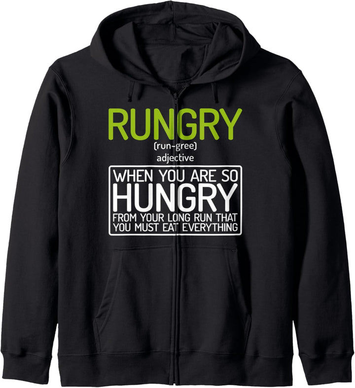 Rungry Wenn Sie sind so hungrig - Lustiges Sprechen Kapuzenjacke