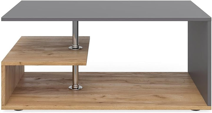 Vicco Couchtisch Guillermo Wohnzimmertisch Beistelltisch Holztisch Kaffeetisch 90 x 50 cm