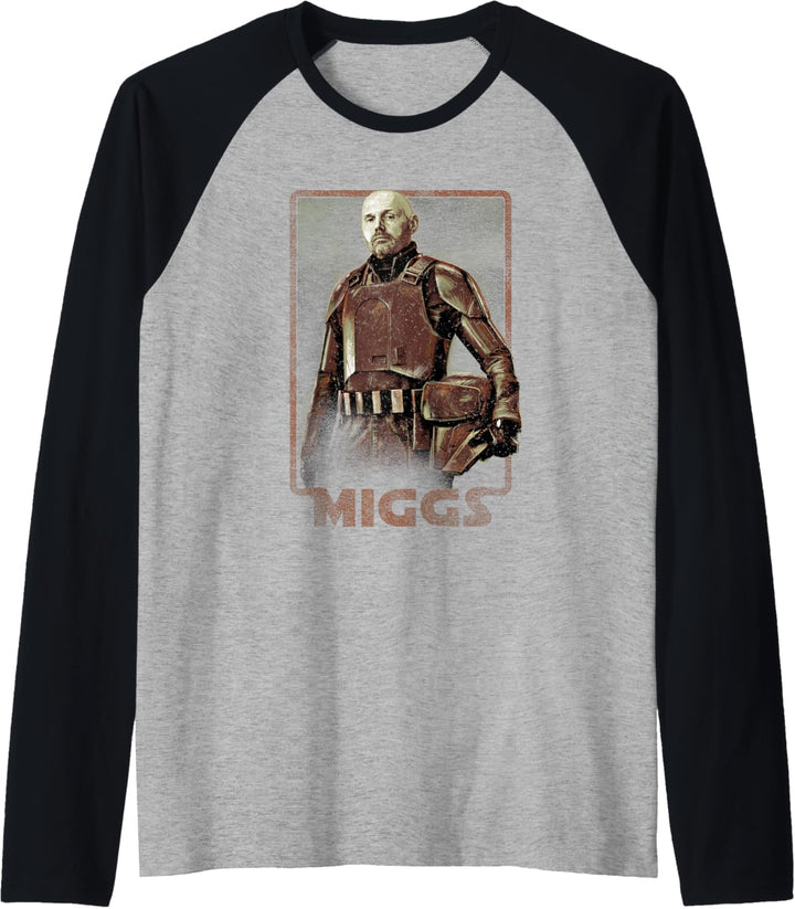 Star Wars: The Mandalorian Miggs Portrait R15 Raglan