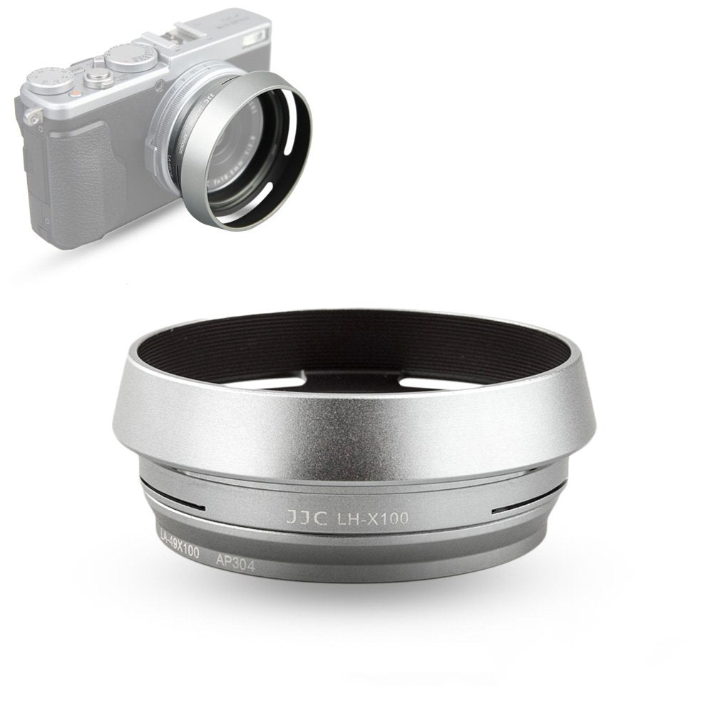 JJC Objektivadapter und Gegenlichtblende für Fujifilm FinePix X100VI, X100V, X100F, X100S, X100T, X1