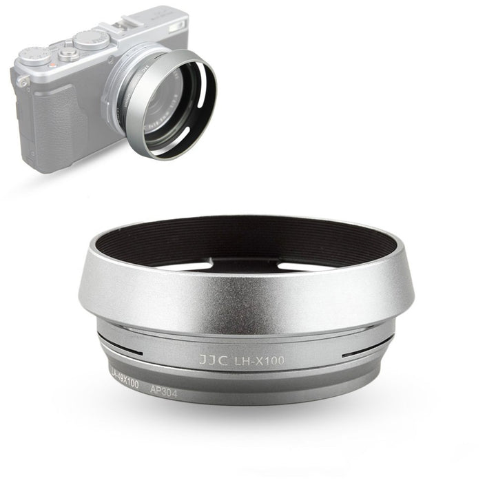 JJC Objektivadapter und Gegenlichtblende für Fujifilm FinePix X100VI, X100V, X100F, X100S, X100T, X1