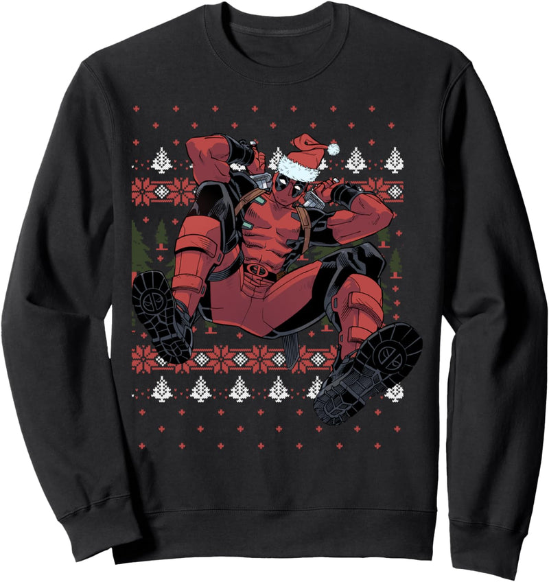 Marvel Deadpool Ugly Weihnachten Sweater Style Sweatshirt