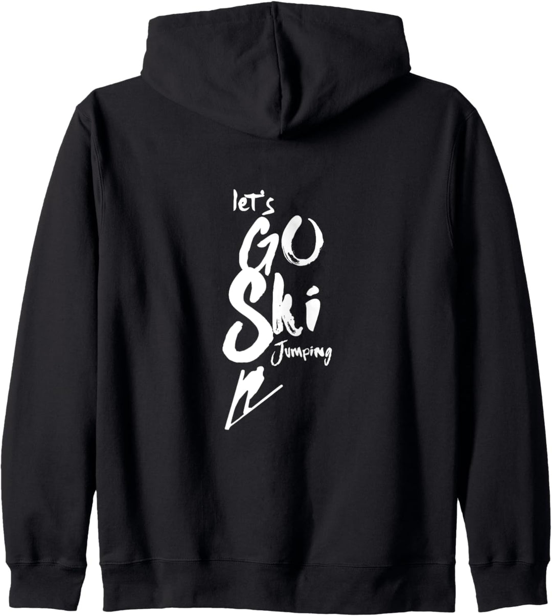 Auf Zum Skispringen Skispringer Skisprungschanze Skisprung Kapuzenjacke