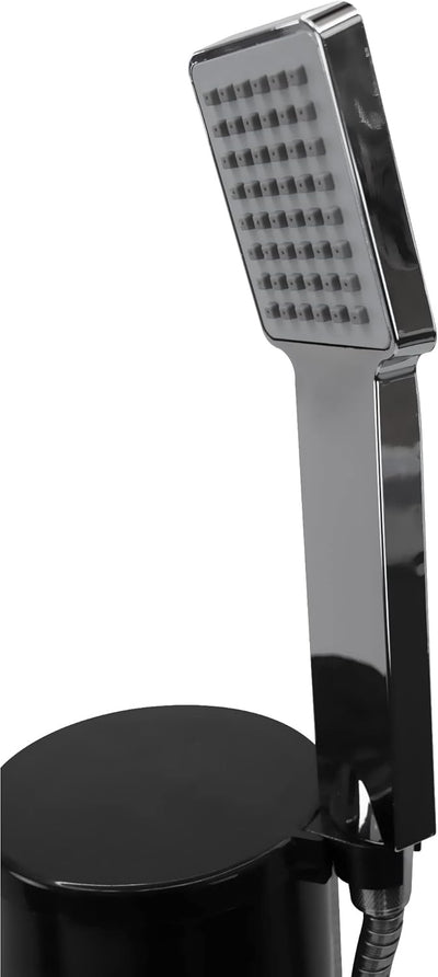 time4wellness Solardusche Fresh Compact Gartendusche 10 Liter Tank mit Handbrause