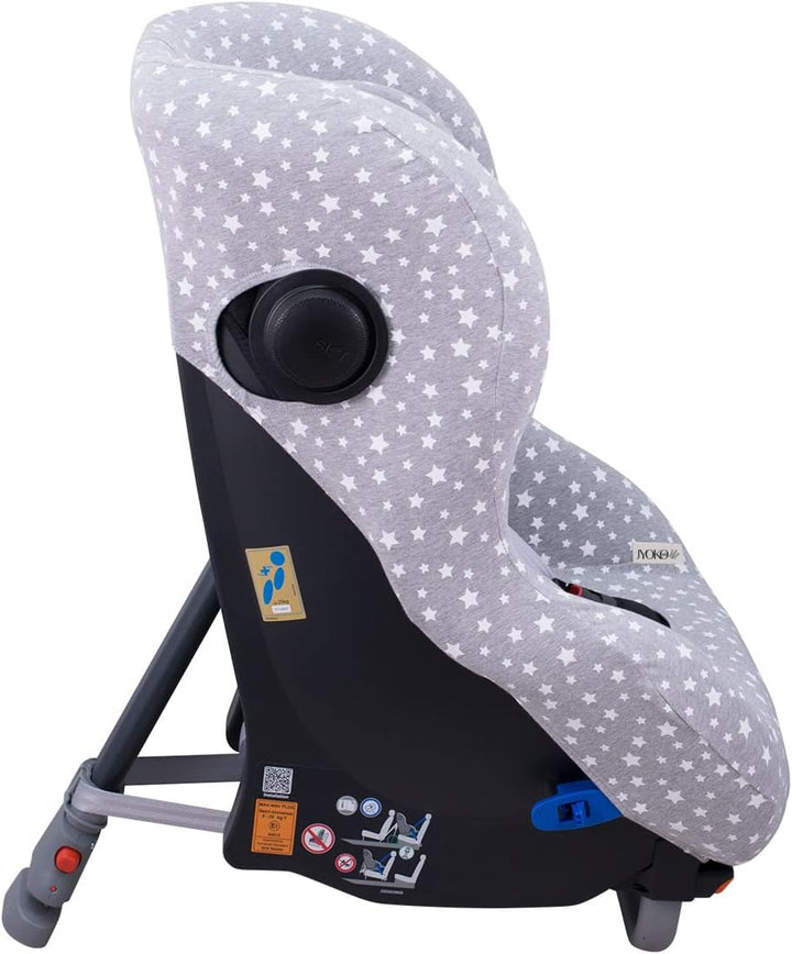 JYOKO KIDS Bezug kompatibel mit Romer Britax Max Way Plus (White Star), White Star
