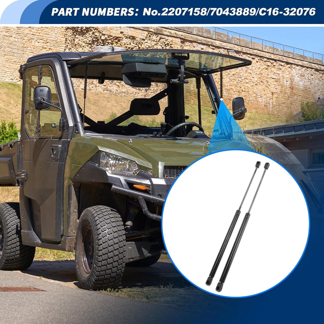 Nr.2207158/7043889/C16-32076 UTV Windschutzscheibe Frontscheibe Liftstützfedern Für Polaris Für Rang