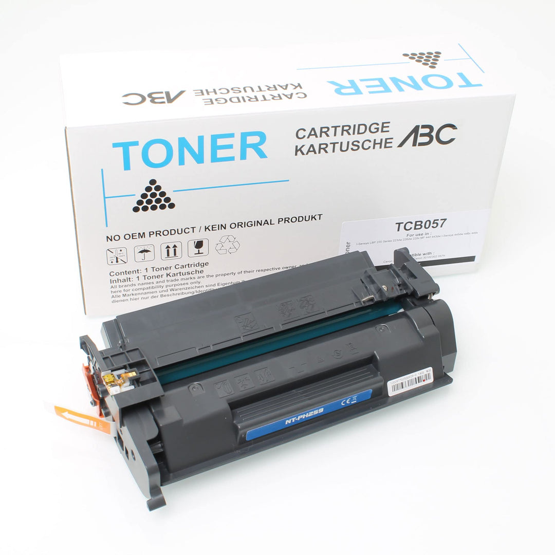 ABC Kompatibler Toner für Canon 057 057H I-Sensys LBP220 LBP223dw LBP226dw LBP228x MF440 MF443dw MF4