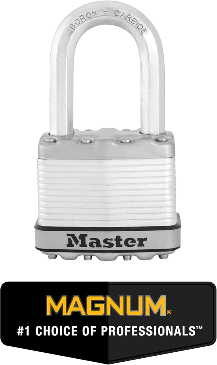 Master Lock M5XDLF Magnum Heavy Duty Vorhängeschloss mit Schlüssel, 1 Stück 1 Pack, 1 Pack