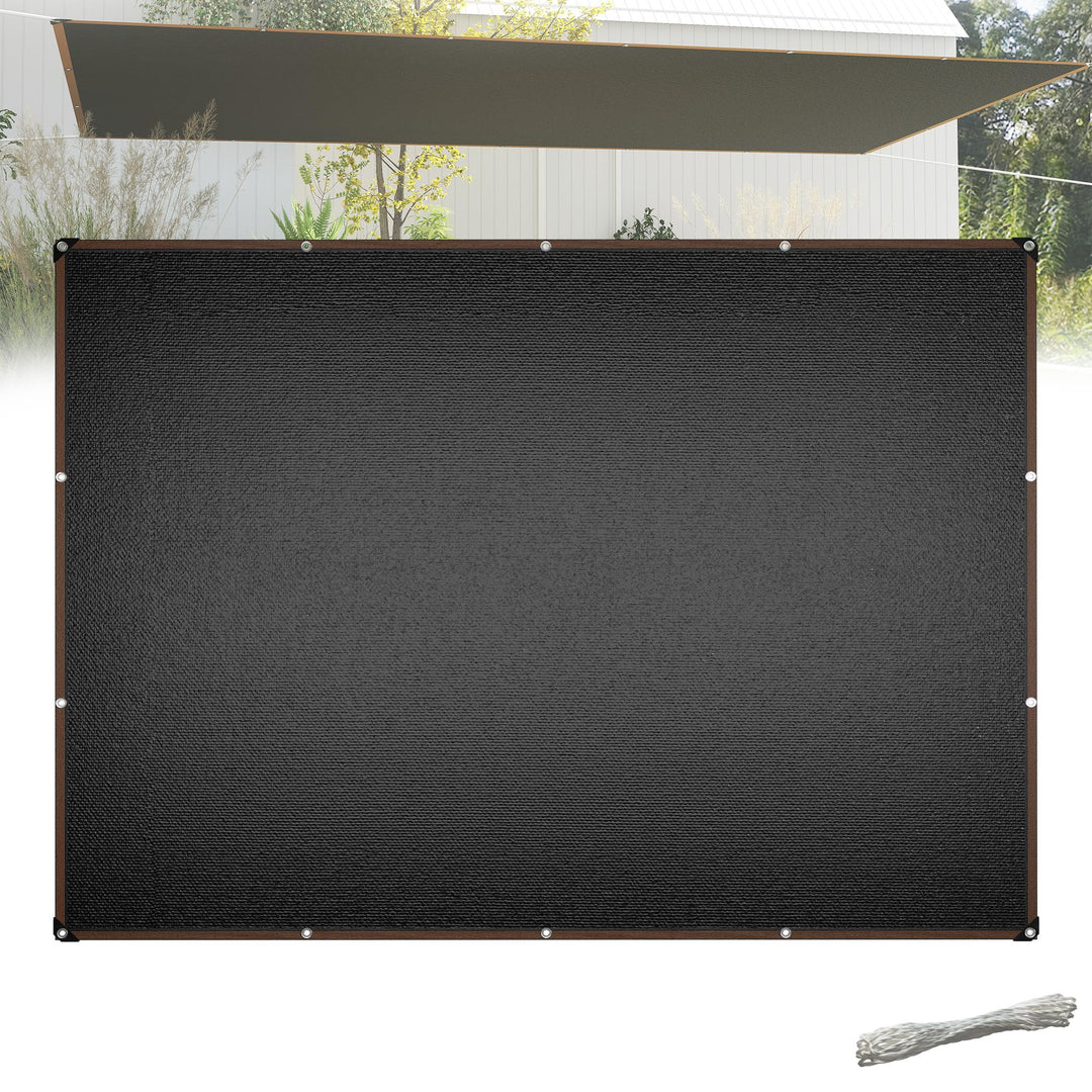 YRHome Sonnensegel 3x4m Rechteckig UV-Schutz 95% Winddurchlässig Robust für Garten Terrasse Balkon a