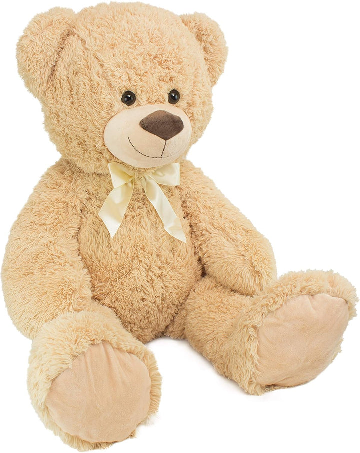 Brubaker XXL Teddybär 100 cm gross - Beige - Stofftier Plüschtier