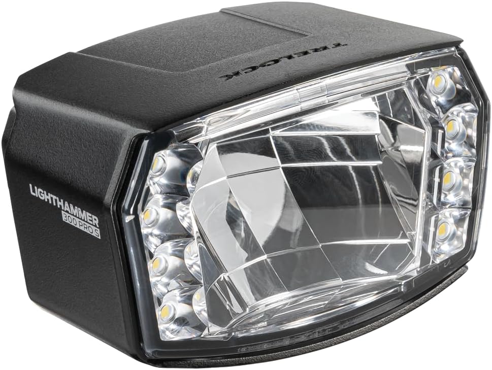 TRELOCK LS 990 Lighthammer Pro 300 Lux S-Pedelec E-Bike 12V Fahrradlicht - Inklusive Fernlicht-Schal