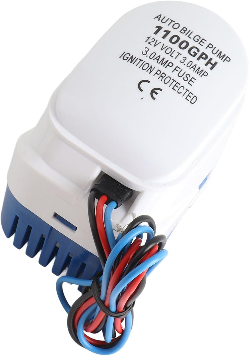 Bückenpumpe, 12 V, 1100 GPH, automatische Bahnpumpe für Boot, Tauchpumpe für Teiche, Schwimmbäder, S