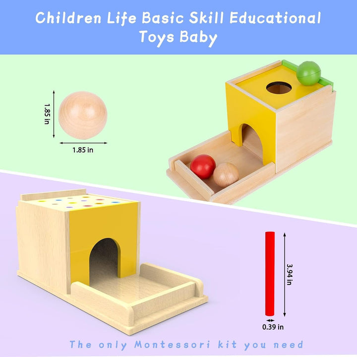 Adena Montessori Spielzeug ab 1 2 3 Jahr,Montessori Spielzeug Baby EnthäLt Karotten Ernte Spiele, Mo