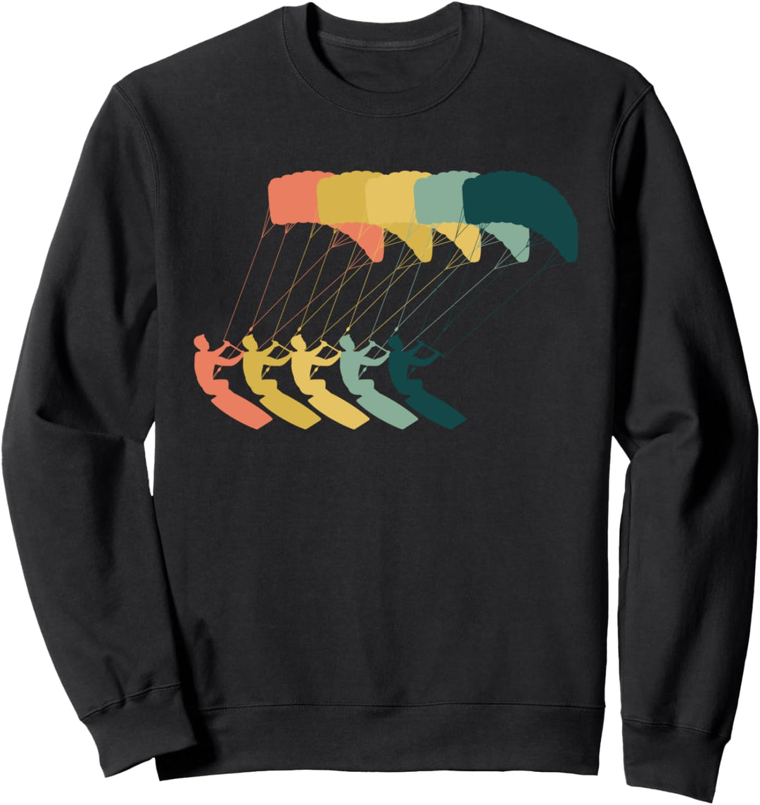 Kitesurfer Retro Pop Art Kitesurfing Sweatshirt