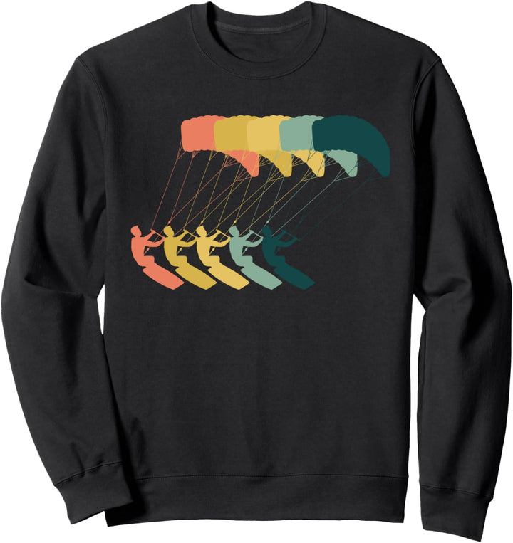 Kitesurfer Retro Pop Art Kitesurfing Sweatshirt