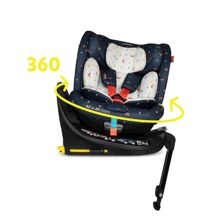COSATTO All in All Extra i-Size 360° Spin Drehbarer Autositz - 360° Schwenkbar, Gruppe 0+123, 0-36 k
