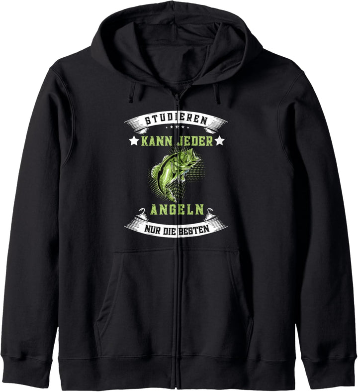 StudierenKann Jeder Angeln Nur Die Besten, angler geschenke Kapuzenjacke