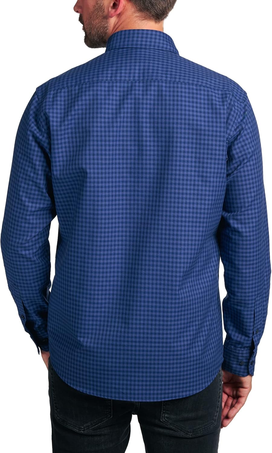 eterna Herren Upcycling Shirt Oxford Regular FIT 40 Blau, 40 Blau