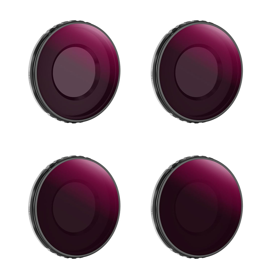 K&F Concept ND/PL Filtersets,4er Pack ND8/PL,ND16/PL,ND32/PL,ND64/PL Filter kompatibel mit DJI Osmo