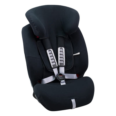 JYOKO KIDS Bezug für Autositz kompatibel mit Romer Advansafix, Evolva IV M, aus Baumwolle (BLACK SER