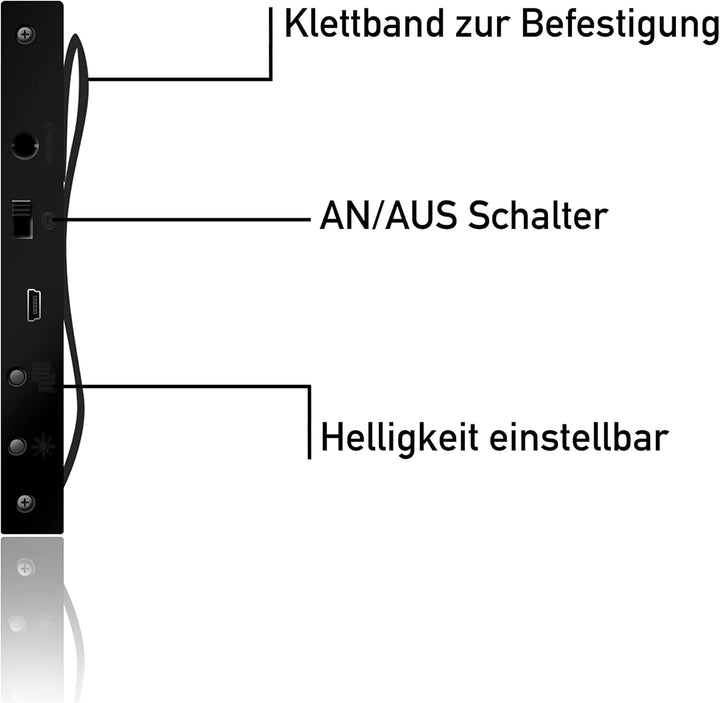 LED Frontwarnsystem | Einsatzschild | Multicolor WiFi - Android und iOS App - Handygesteuert - Dacha
