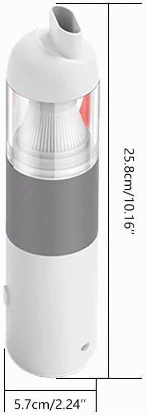 Kabelloser Handstaubsauger, 120W, Tragbarer Kleiner Wiederaufladbarer, 5000mAh Akku, 6000Pa Saugleis