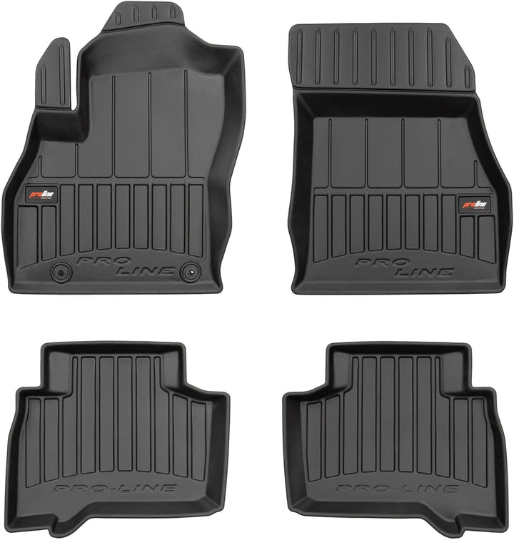 SMK Gummimatten Auto fussmatten Satz für FIAT Qubo 2008-2020 Erleben Sie einen neuen Standard des Re