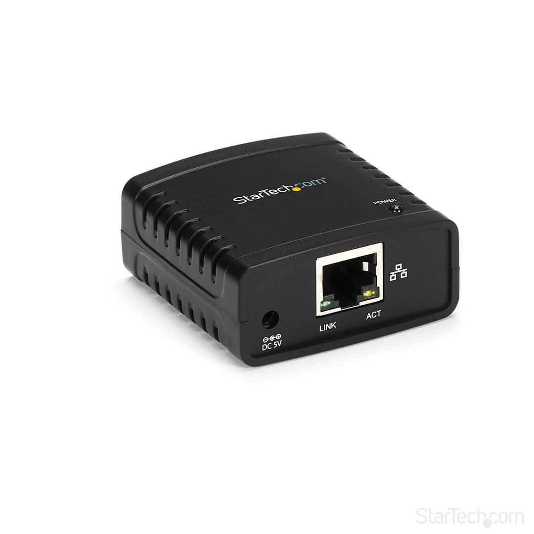 StarTech.com 10/100Mbit/s Ethernet auf USB 2.0 Netzwerk Printserver - Windows 10 - LPR - LAN USB Dru