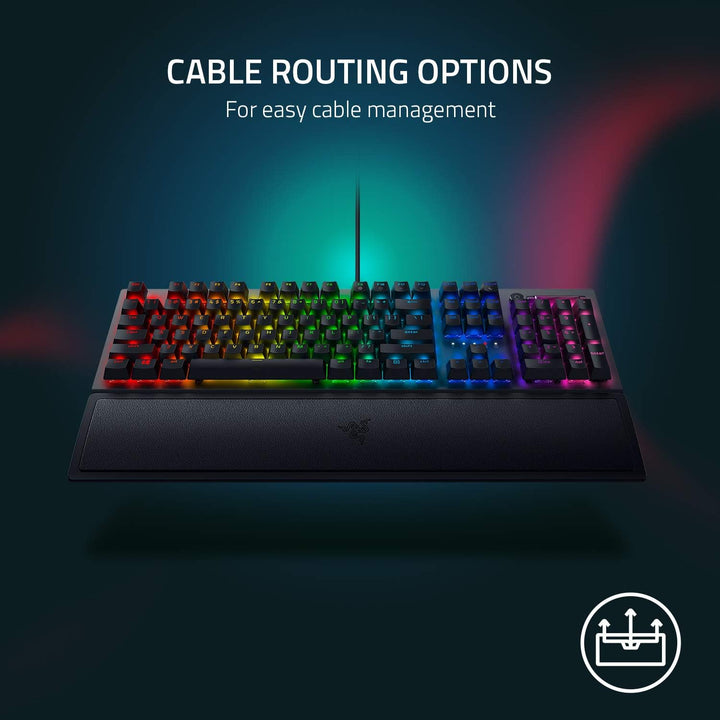 Razer BlackWidow V3 (Green Switch) - Mechanische Gaming Tastatur (Klickende Mechanische Switches, Do