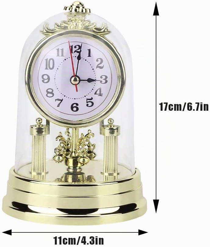 Tischuhr, Tischuhren Uhr, Pendeluhr Kaminuhr Vintage Tischuhr Mit Transparenter Abdeckung MöBel Weck