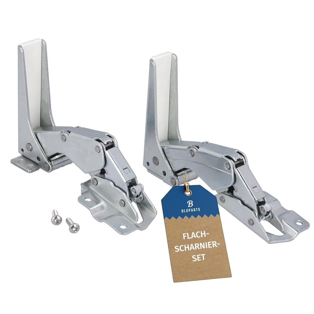 easyPART Kompatibel/Ersatz für Amica 10090982 Türscharnier Set oben unten wie AEG 4055504197 für Küh