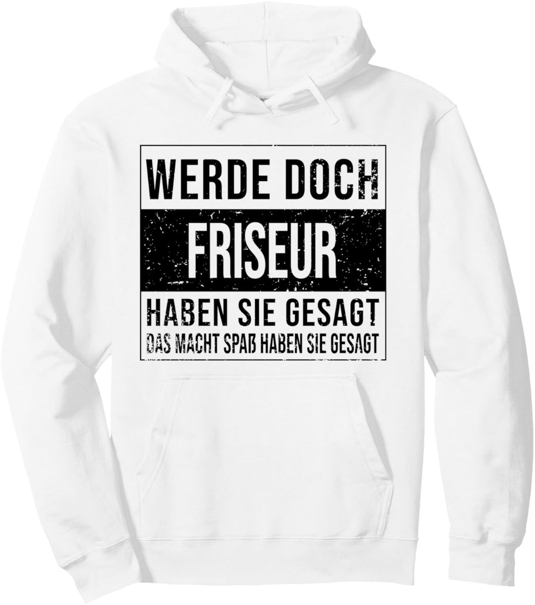 Haarstylist Geburtstag Arbeit witzige Friseur Pullover Hoodie