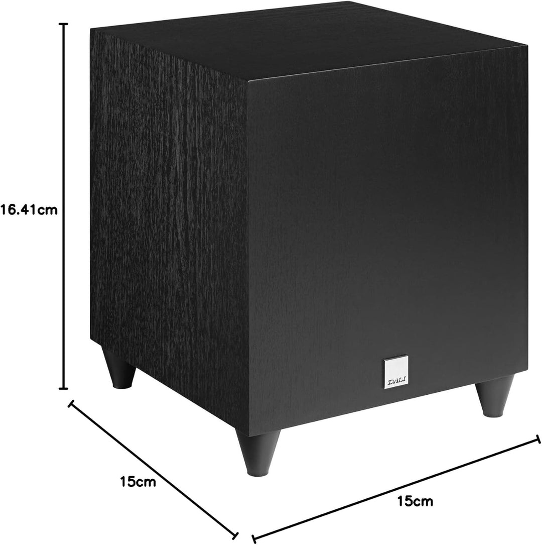 Dali Subwoofer Sub C-8 D Schwarz Esche Schwarz, Esche Schwarz