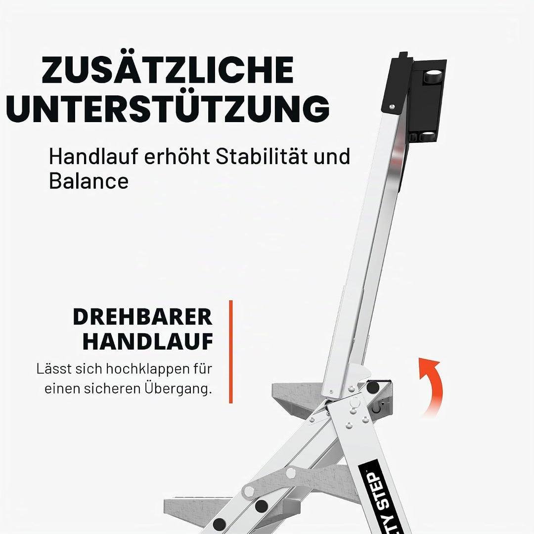 Little Giant Ladders, Safety Step, 2-Step, 2 foot, Step Stool, Aluminum, Type 1A, 300 lbs weight rat