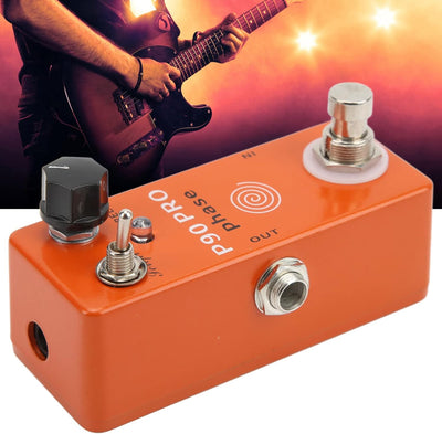 Gitarren-Effektgerät Pedal Phase Effect Metal Geschwindigkeitsregler E-Gitarre Phaser Pedal mit SCRI