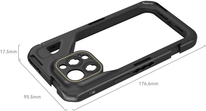 SMALLRIG Telefonkäfig für iPhone 15 Pro Max, Handy Video Rig Stabilisator, Smartphone Videokäfig Hül