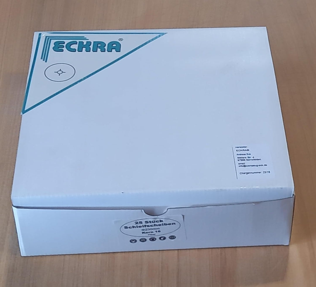 Fiberscheiben Eckra Ø 230 mm 25 Stück P 16 Fiberschleifscheiben Schleifscheiben