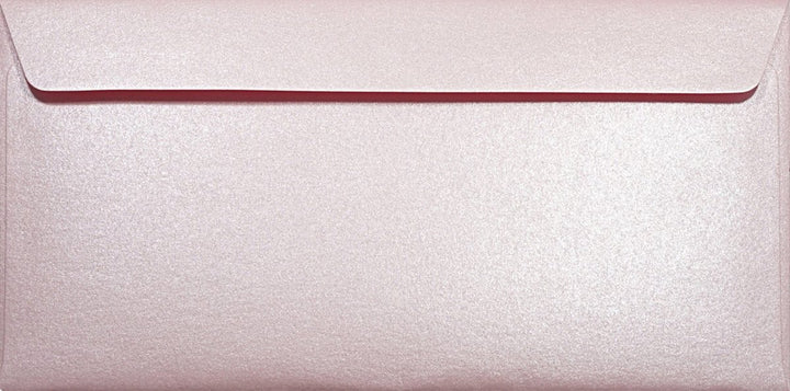 Netuno 25 Briefumschläge Perlmutt-Rosa DIN Lang 110x 220 mm 120g Majestic Petal elegante Umschläge D