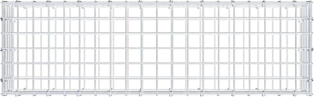 GABIONA Steinkorb-Gabione eckig, Maschenweite 5 x 5 cm, Tiefe 30 cm, Gabione 100 x 20 x 30 cm (L x H