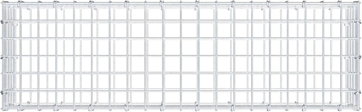 GABIONA Steinkorb-Gabione eckig, Maschenweite 5 x 5 cm, Tiefe 30 cm, Gabione 100 x 20 x 30 cm (L x H