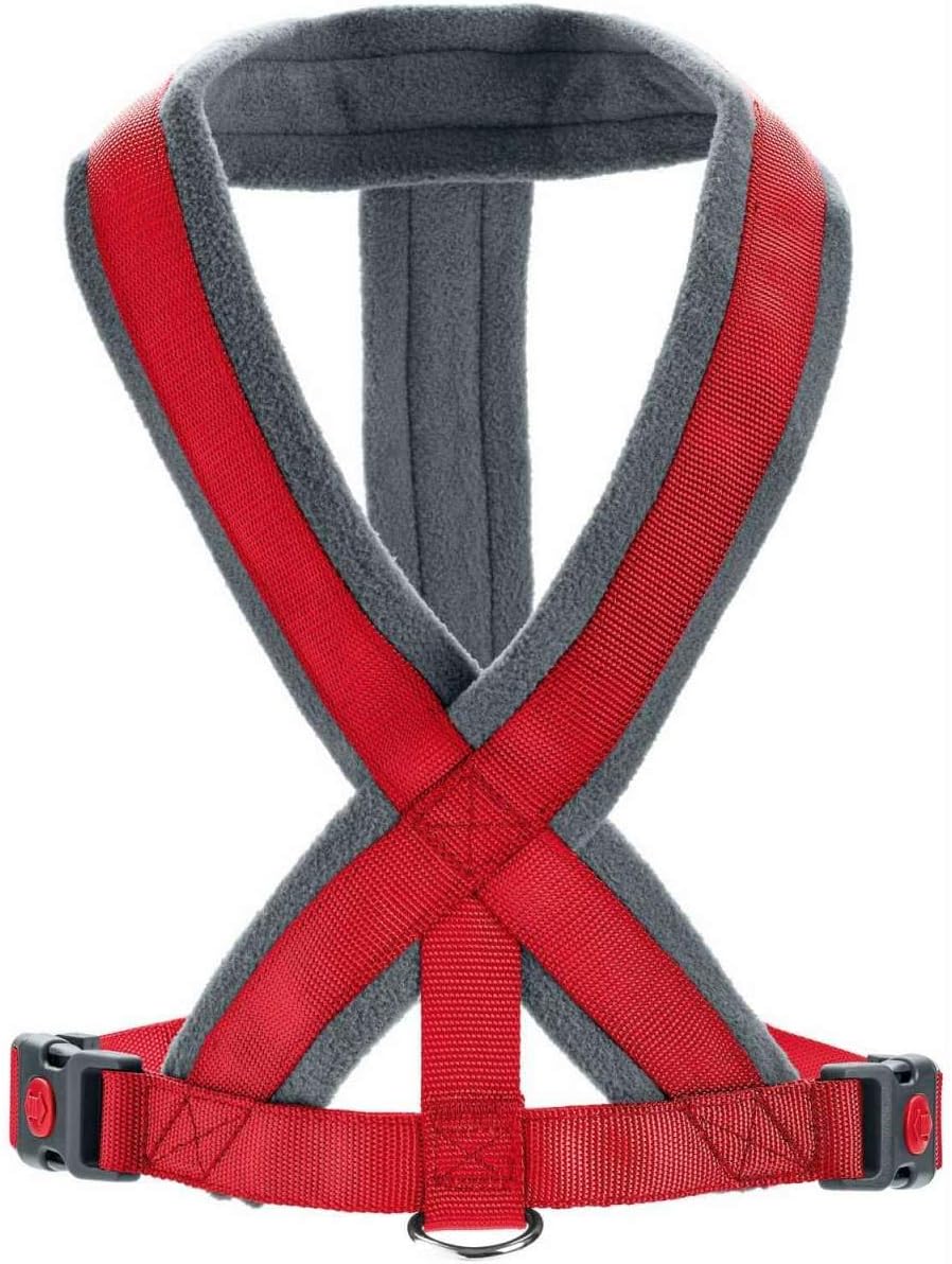 HUNTER Hundegeschirr LONDON COMFORT, atmungsaktives 3D-Mesh, 2-fach verstellbar, Sicherheitsverschlu